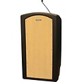 AmpliVox Sound Systems Pinnacle Adjustable Height Lectern, Maple (ST3250-MP)