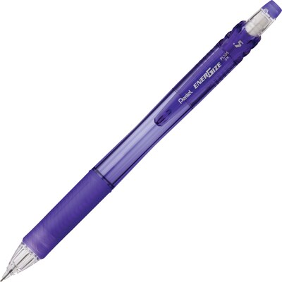 Pentel EnerGize-X™ Mechanical Pencils, Fine Point 0.5 mm, Violet Barrel, 12/Pk