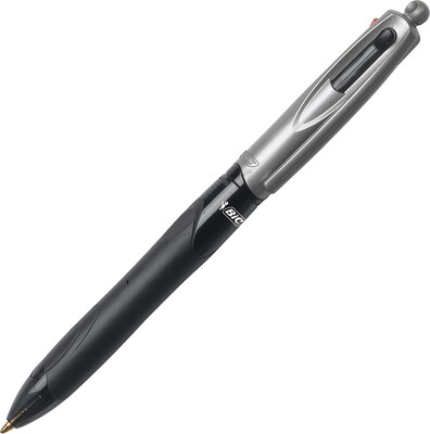 BIC 4 Color Ballpoint Pen with Grip, Medium Point, Assorted Inks (MMPGP1AST)