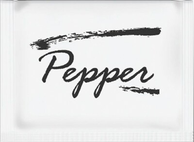 Diamond Crystal® 14462 Pepper Packet, 3,000/Bx