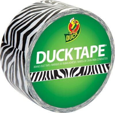 Duck Tape® Brand Colored Duct Tape, Zebra Print