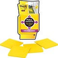 Post-it® Super Sticky Full Adhesive Notes, 3 x 3, Yellow, 25 Sheets/Pad, 4 Pads/Pack (F330-4SSY)