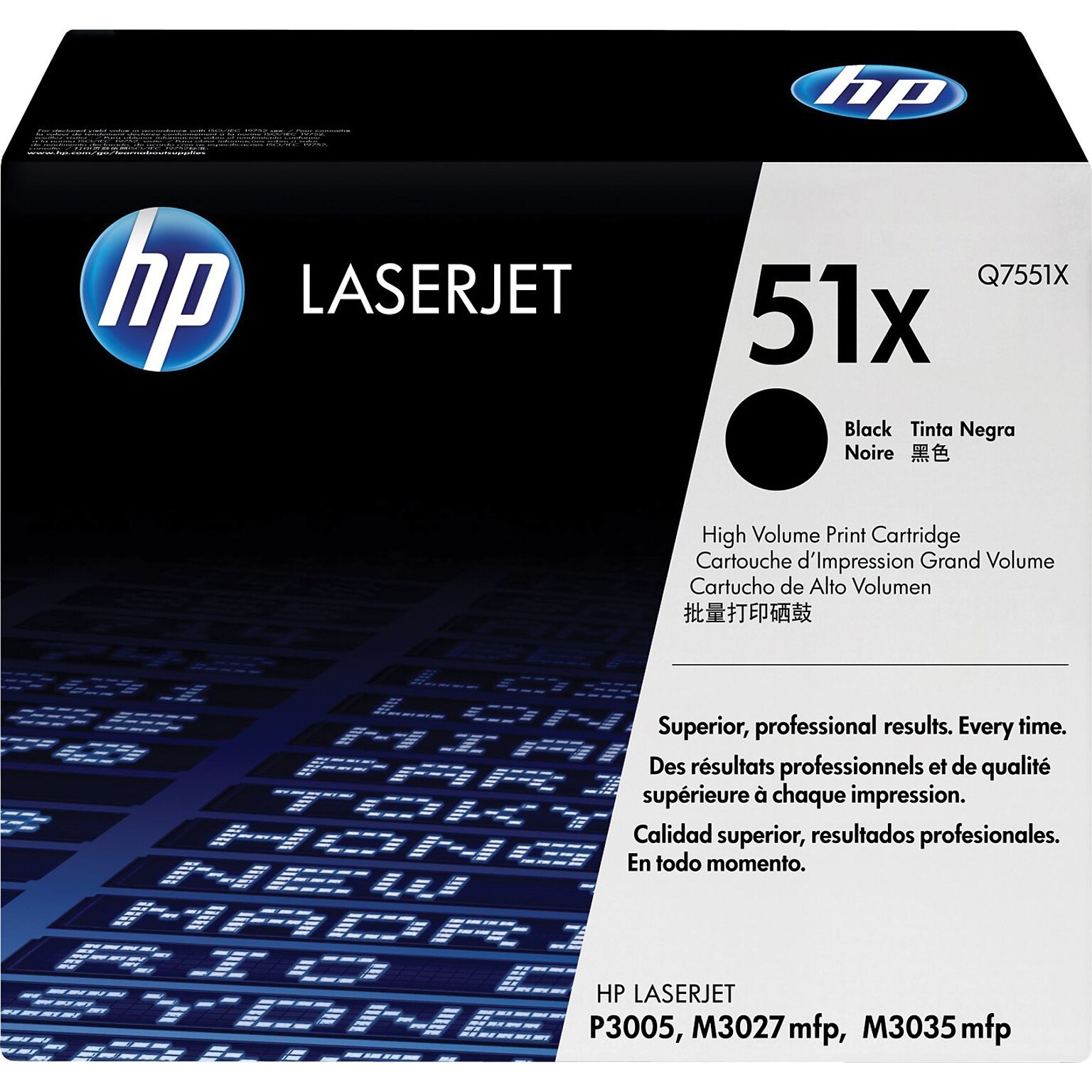 HP 51X Black High Yield Toner Cartridge