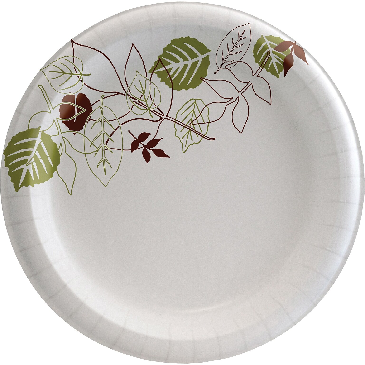 Dixie Pathways Medium-Weight Paper Plates, 8.5, 125/Pack (DXEUX9WSPack)