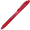 Pentel EnerGel-X Retractable Gel Pens, Fine Point, Red Ink, Dozen (PENBLN105B)