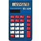 Texas Instruments TI-108 Teacher Kit TI-108TK 8-Digit Desktop Calculator, Blue