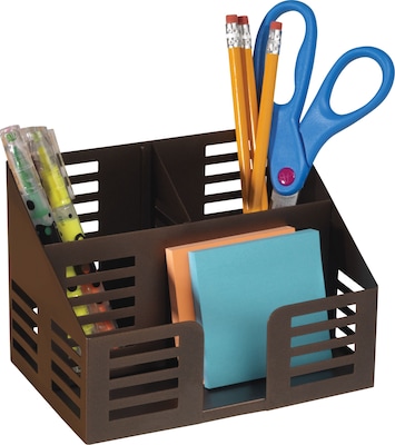 Quill Brand® Punched Metal Desktop Organizer (21512)