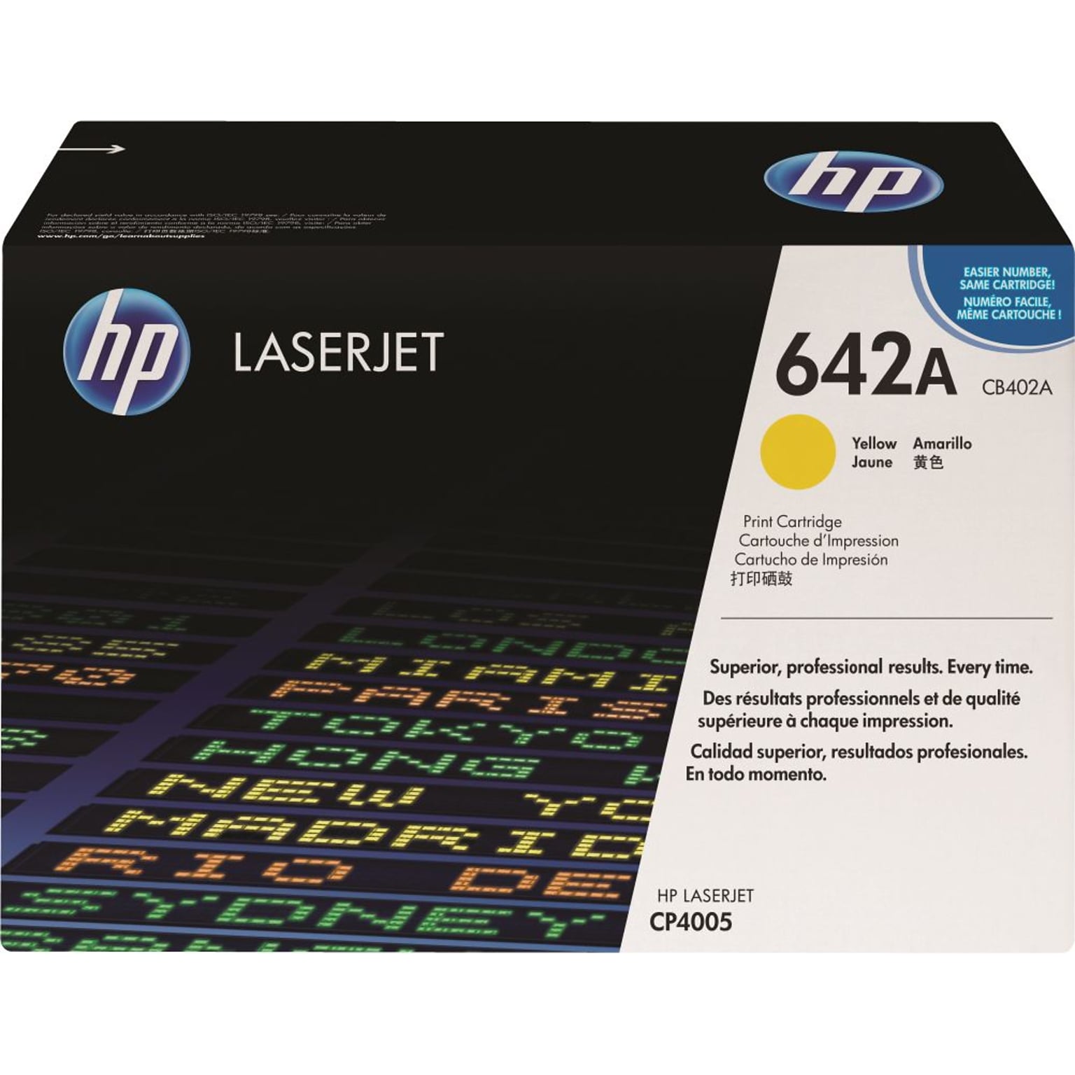 HP 642A Yellow Standard Yield Toner Cartridge (CB402A)