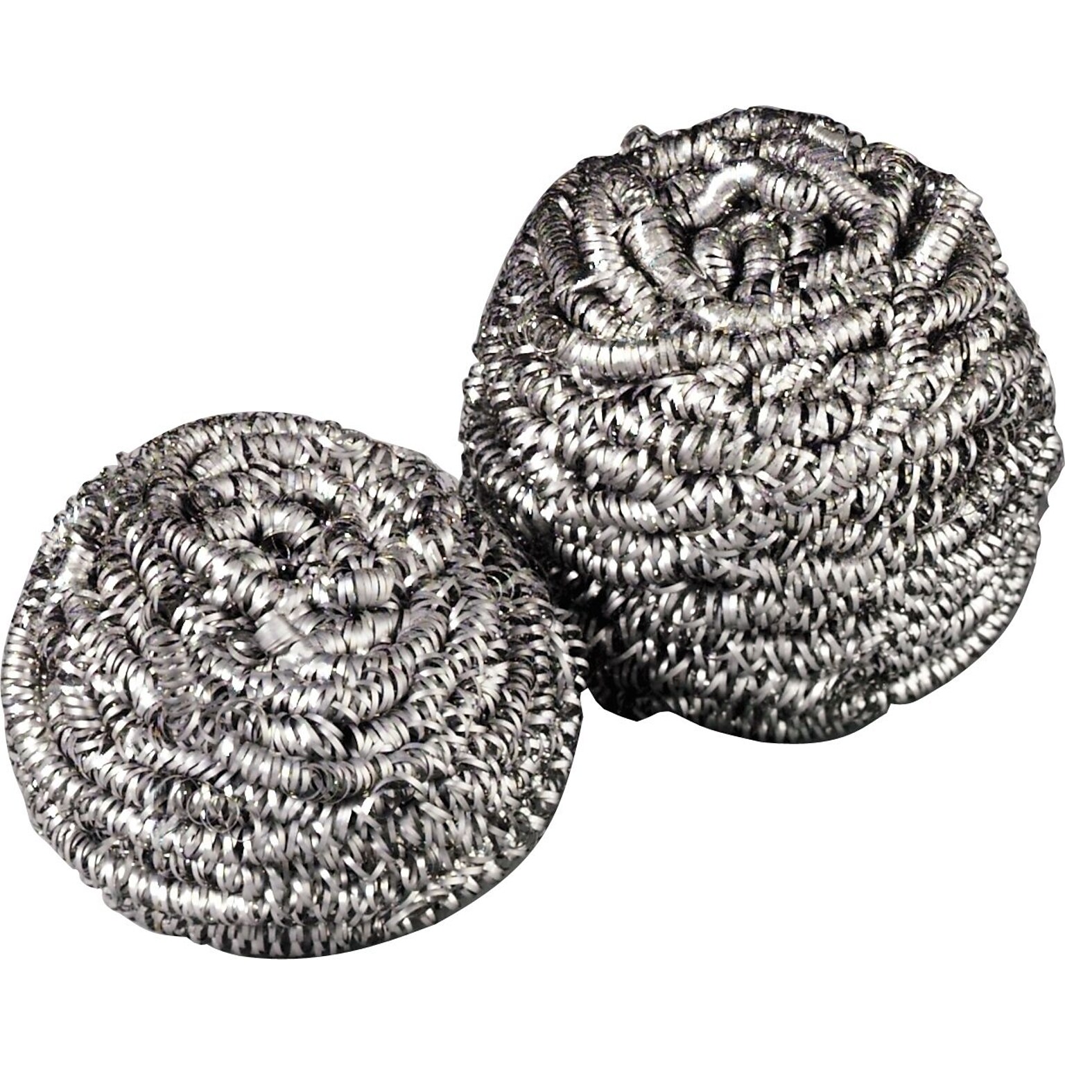 Scotch-Brite Heavy Duty Stainless Steel Scrubber, Gray/Silver, 12 Pads/Pack (84)