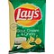 Lays Sour Cream & Onion Potato Chips, 1.5 oz. Bags, 64 Bags/Box