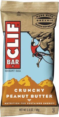 Clif® Bars Crunchy Peanut Butter; 2.4 oz. Bars, 12 Bars/Box