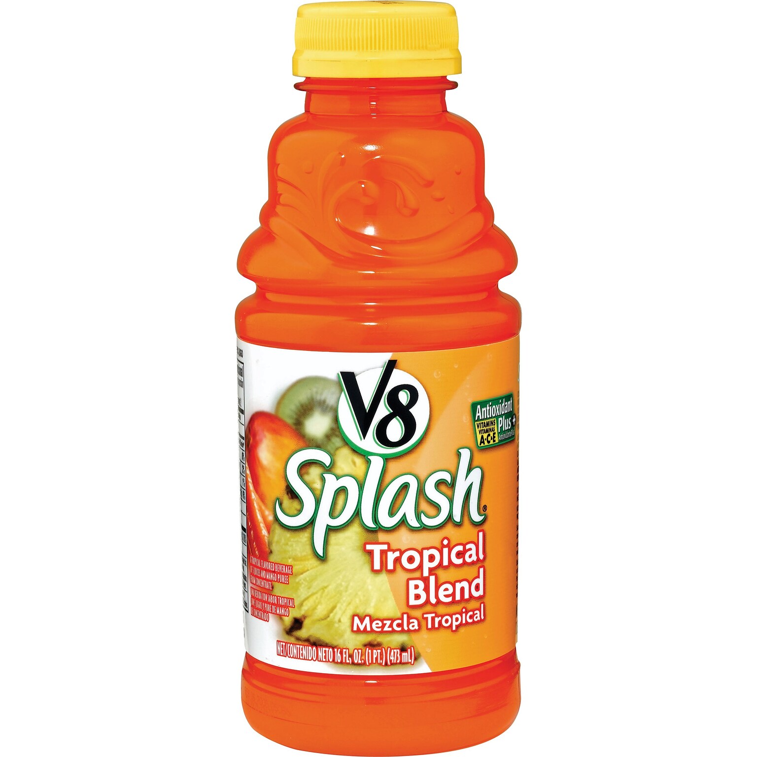 V8® Splash® Tropic Blend Juice Drink, 16 oz. Bottles, 12/Pack