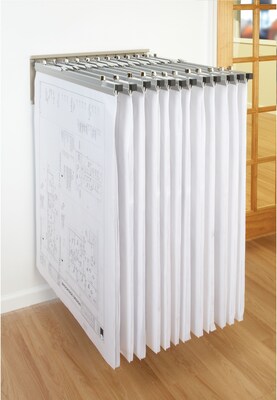 Brookside Design WRWH Heavy Duty Wall Rack with 12 Pivot Hangers, Sand Beige