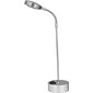 V-LIGHT LED Task Lamp with Gooseneck Arm, 11.4H, Brushed Nickel (VS01126BN)