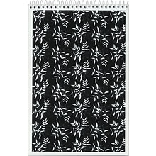 TOPS Designer Steno Pads, 6 x 9, Gregg Ruled, Black/White, 80 Sheets/Pad, 6 Pads/Pack (80230)