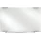 Iceberg Clarity Glass Dry-Erase Board, Aluminum Brackets, Frameless, 48"W x 36"H (ICE31140)