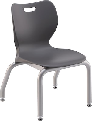 HON SmartLink™ 12" Student Stacking Chair, Polymer, Lava, Seat: 14.63"W x 14 1/4"D