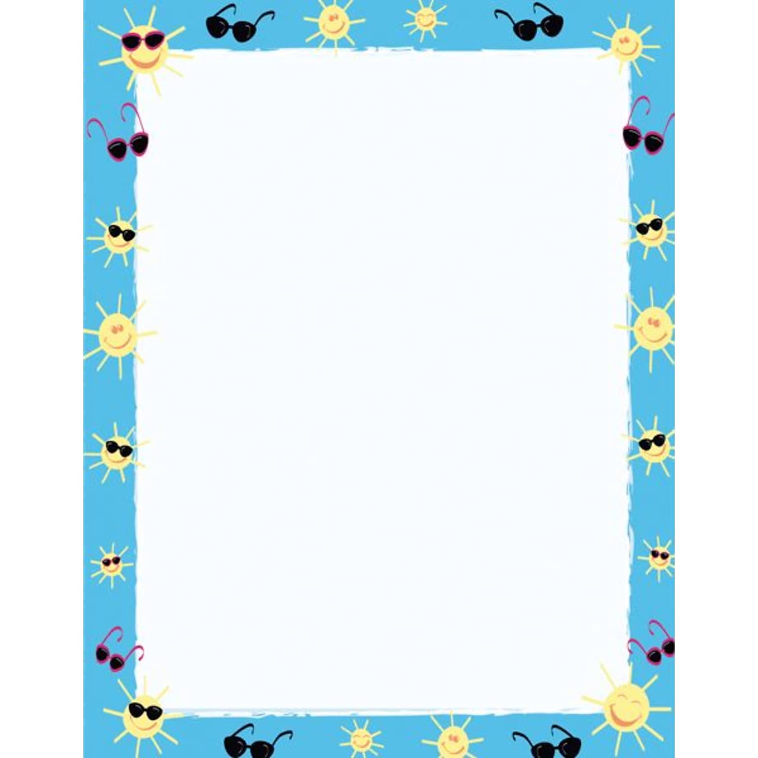 Great Papers® Suns & Shades Letterhead 80 count