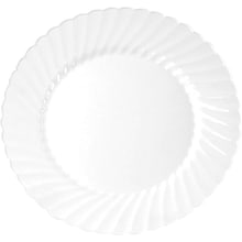 WNA Classicware Plastic Plates, 7.5, White, 180/Carton (WNACW75180W)