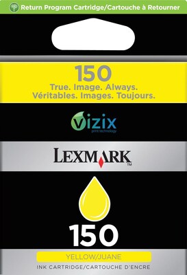 Lexmark 150 Yellow Ink Cartridge (14N1610)
