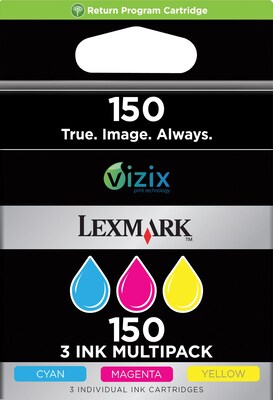 Lexmark™ 150 Color Return Program Inkjet Cartridge, Multi-pack (3 cart per pack)