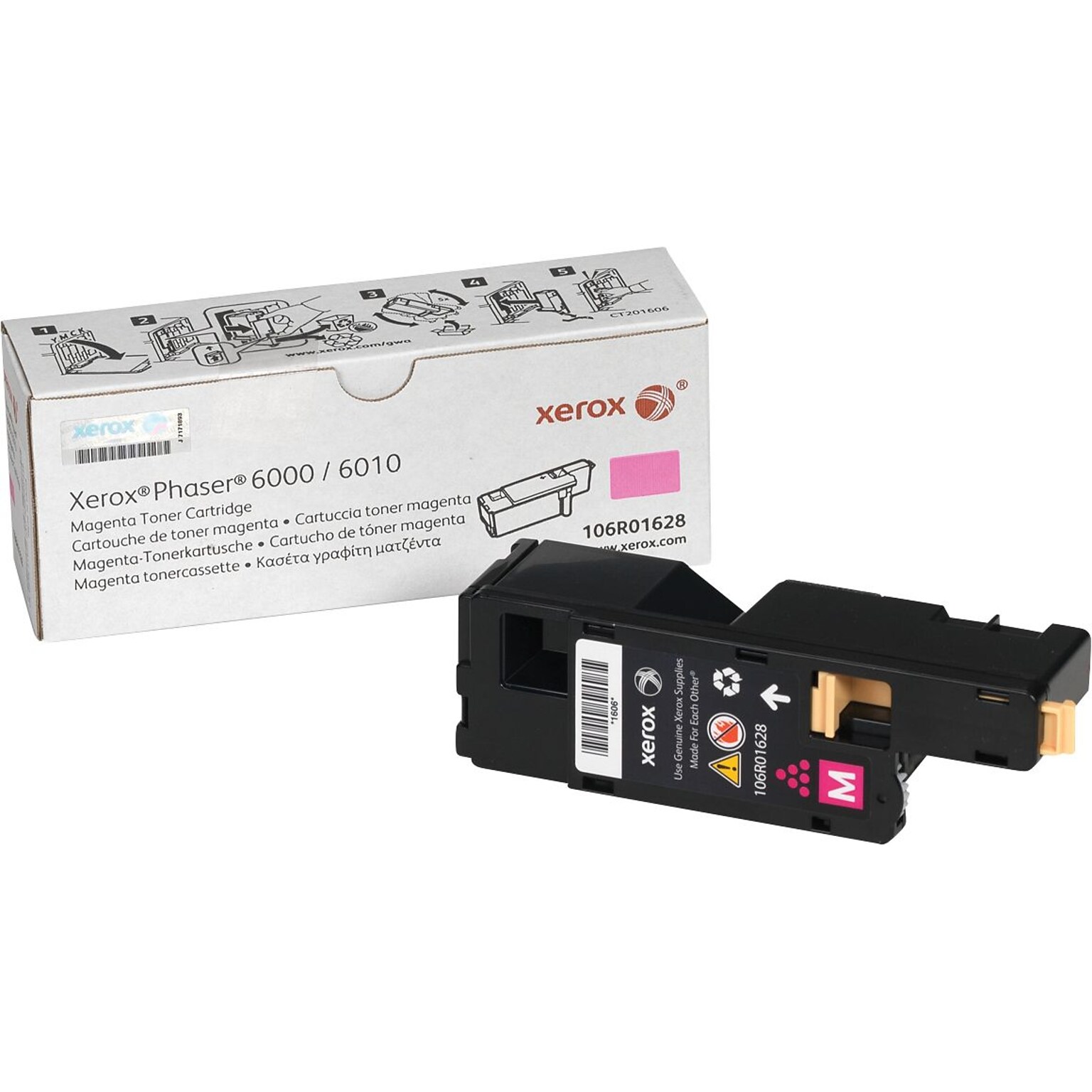 Xerox 106R01628 Magenta Standard Yield Toner Cartridge