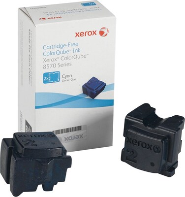 Xerox 108R00926 Cyan Standard Yield Ink Cartridge, 2/Pack