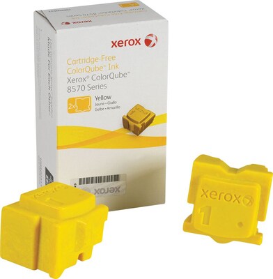 Xerox 108R00928 Yellow Standard Yield Ink Cartridge, 2/Pack