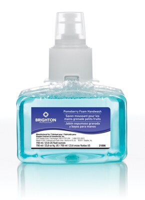 Brighton Professional™ LTX-7™ Foam Handwash Refill, Pomeberry Scent, 700ml, 3/Carton