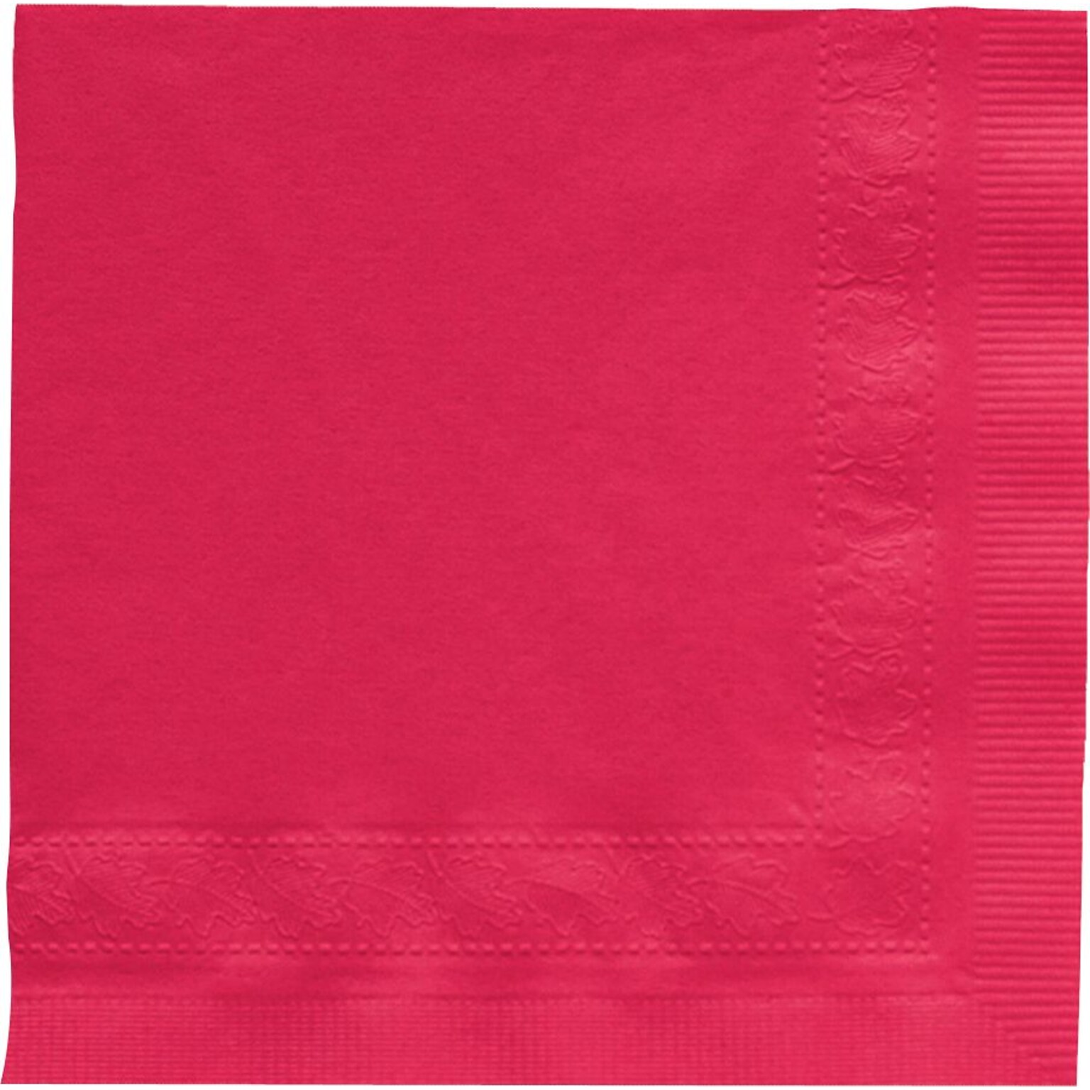 Hoffmaster Beverage Napkin, Red, 1,000/Carton (180311)