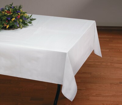 Hoffmaster Folded Paper Tablecover, White, 24/Carton (210441)