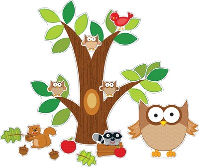 Carson-Dellosa Owl Bulletin Board Set