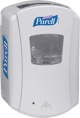 PURELL Advanced LTX 7 Automatic Wall Mounted Hand Sanitizer Dispenser, White (1320-04)