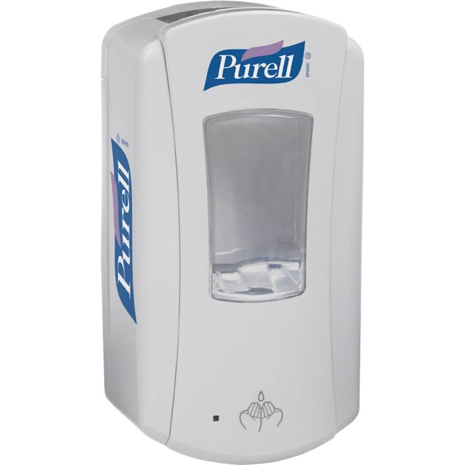 Purell LTX-12 Automatic Wall Mounted Hand Sanitizer Dispenser, White (1920-04)