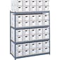 Safco Shelves for Archival Shelving , 69", Wood, 4/Pack (5261)
