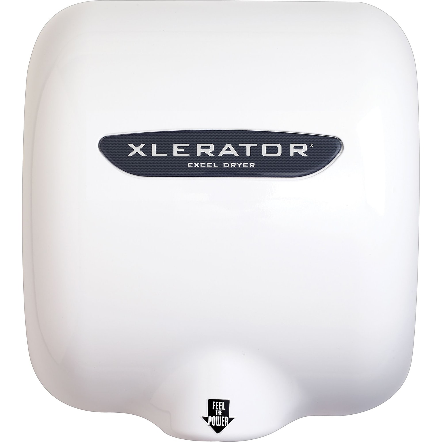 XLERATOR® XL-WV 208-277V Hand Dryer with Noise Reduction Nozzle, White Epoxy Painted Cover