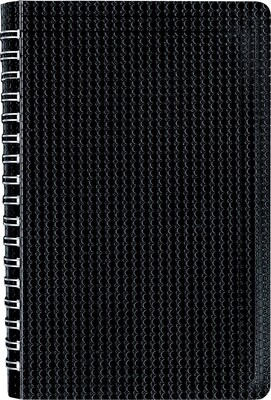 Blueline DuraFlex 1-Subject Professional Notebooks, 6 x 9.375, College Ruled, 80 Sheets, Black (B4