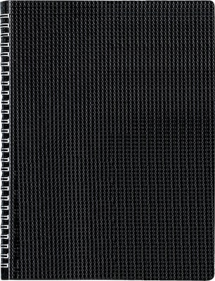 Blueline DuraFlex 1-Subject Professional Notebooks, 8.5 x 11, College Ruled, 80 Sheets, Black (B41