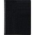 Blueline DuraFlex 1-Subject Professional Notebooks, 8.5 x 11, College Ruled, 80 Sheets, Black (B41