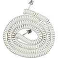 Power Gear 86190 12 Coiled Telephone Line Cord, White