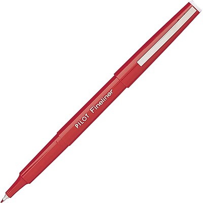 Pilot Fineliner Marker Pen, Fine Point, Red Ink (11015)