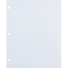 Pacon Quad, 8.5 x 11, 3-Hole Punched, 500 Sheets/Pack (P2414)