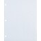 Pacon 3-Hole Punched Essay and Composition Paper 11 x 8-1/2, 1/4 Quad Ruling without Margin, Whit