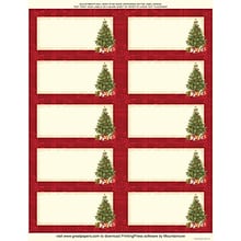 Great Papers® Holiday Shipping Labels Lacy Tree, 60/Count