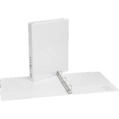 1 Simply™ View Binders with Round Rings, White, 12/Pack