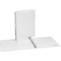 1 Simply™ View Binders with Round Rings, White