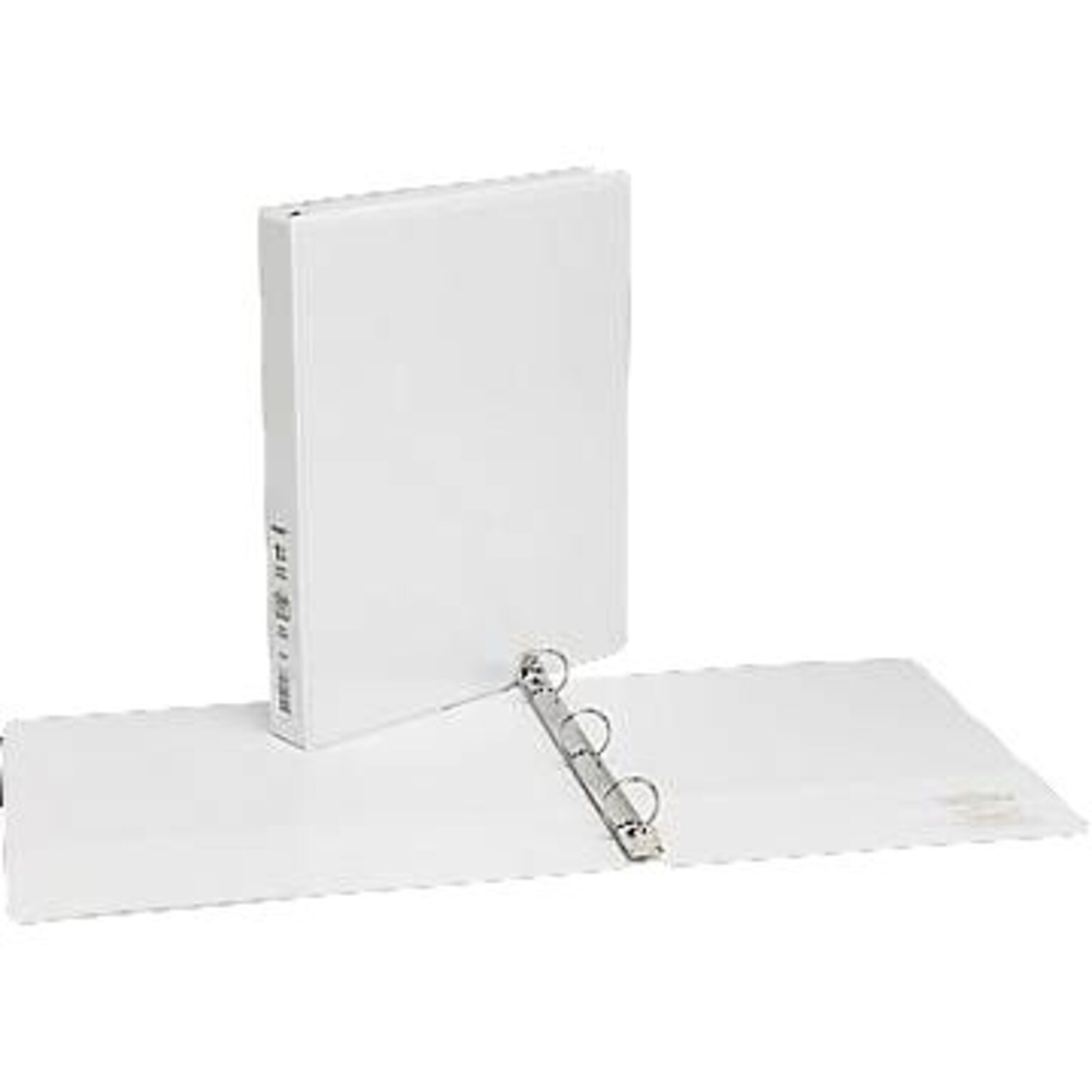 1 Simply™ View Binders with Round Rings, White, 12/Pack
