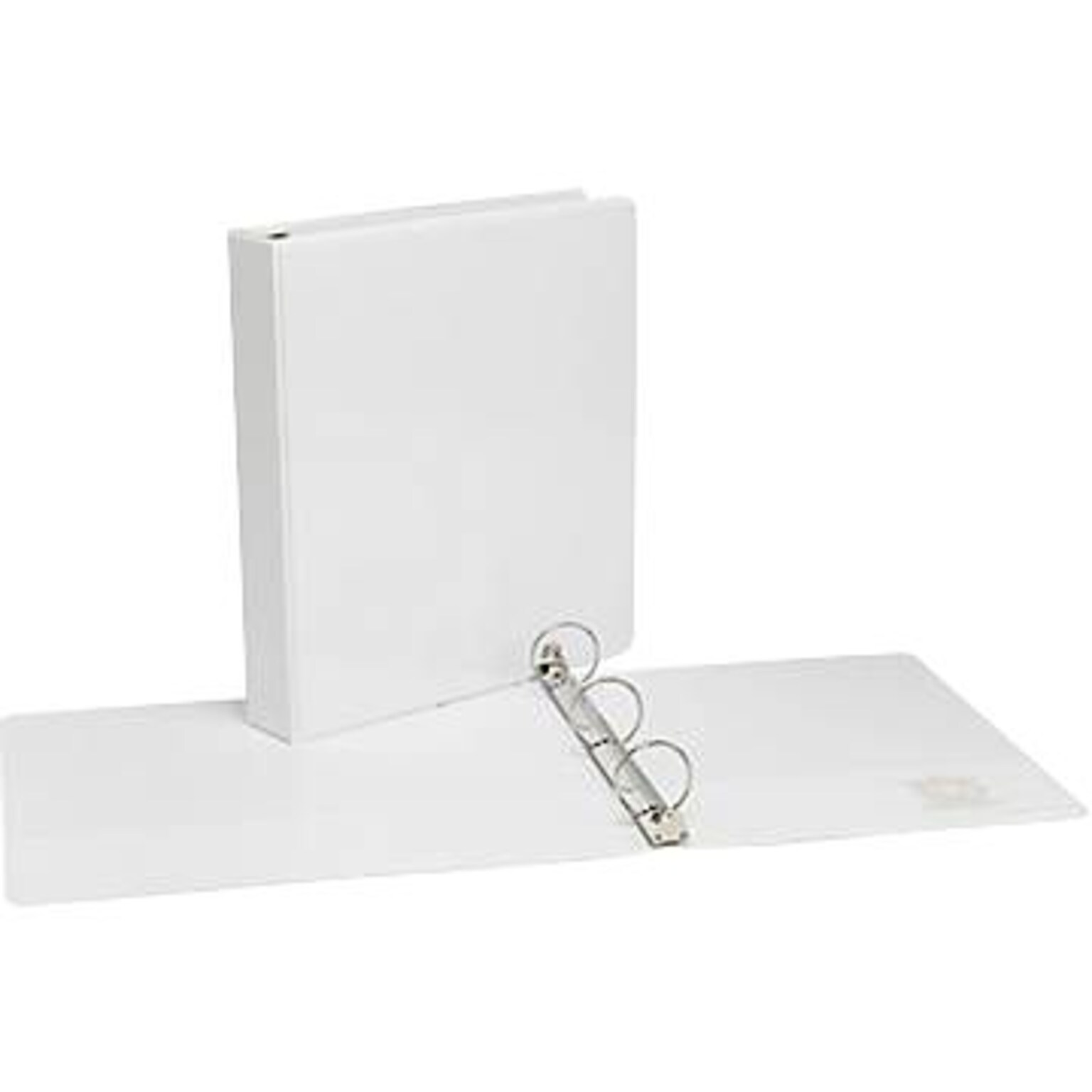 Staples® Economy 1-1/2 3 Ring View Binder, White (80079)