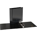 2 Simply™ View Binder with Round Rings, Black
