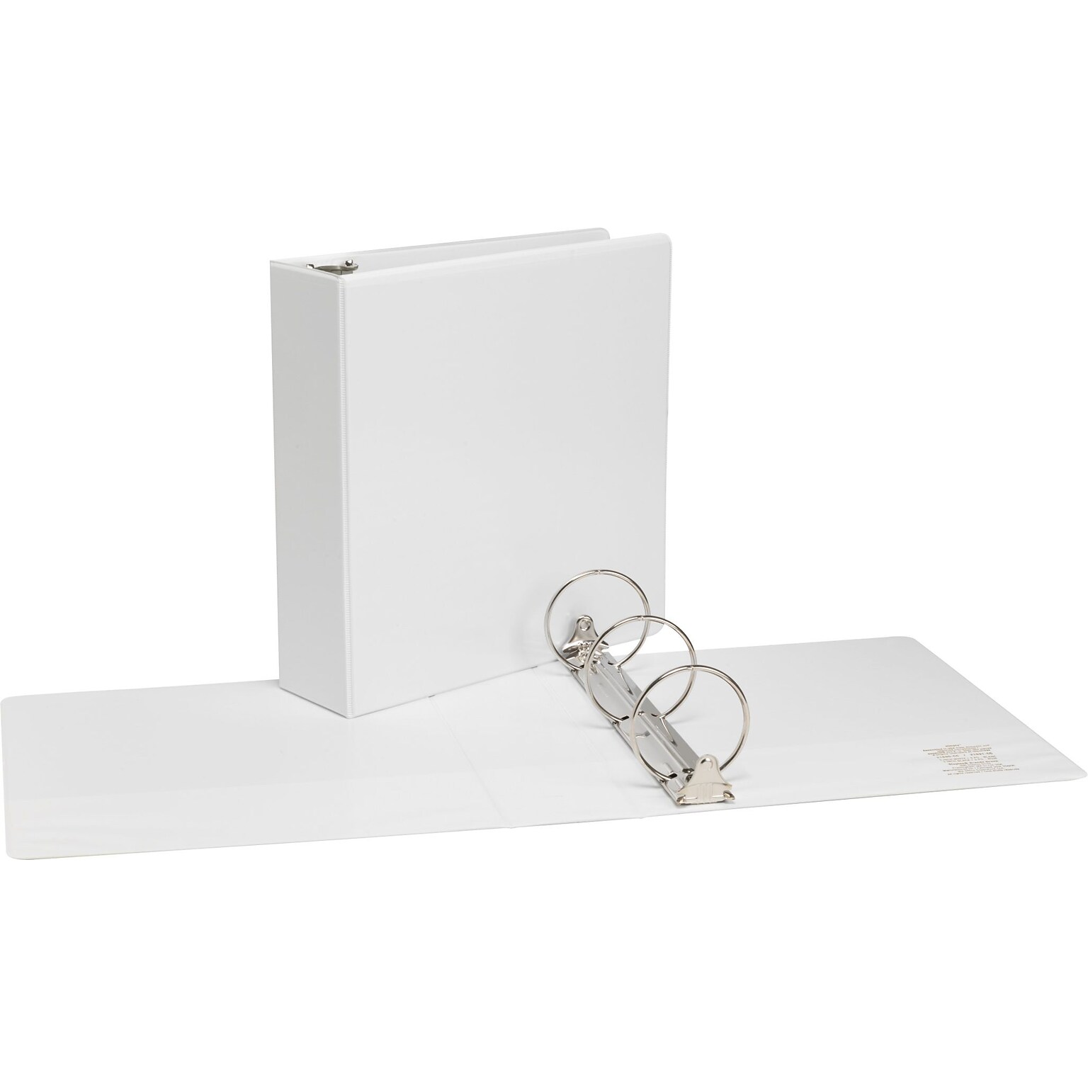 3  Simply™ View Binder with Round Rings, White, 6/Pack